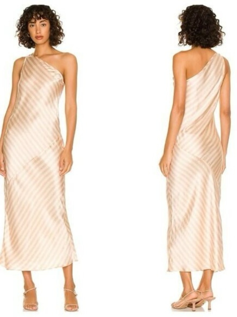 Revolve Weekend Stories Philamena Striped Midi Slip Dress